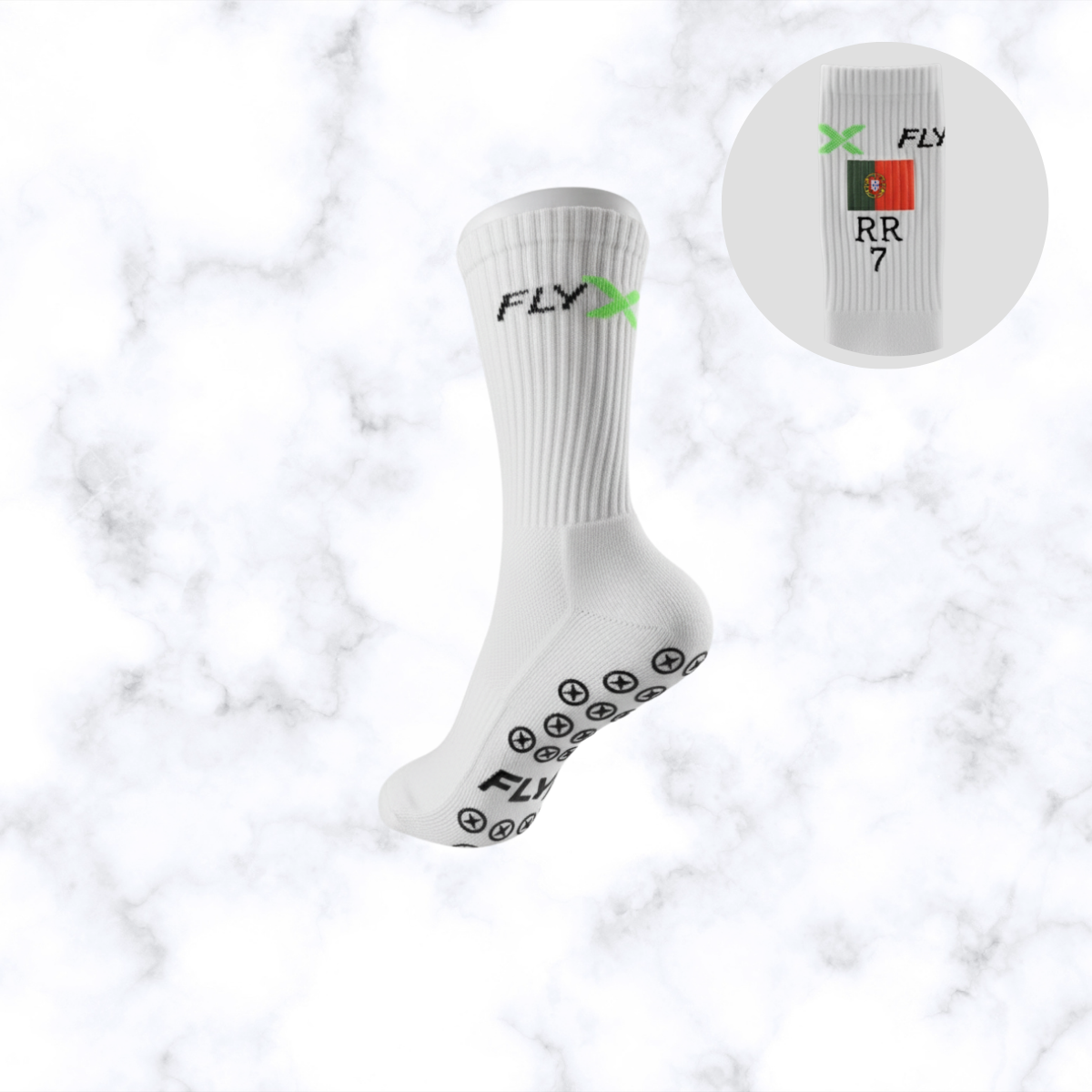 FLYX Grip - Chausettes anti-dérapantes personnalisées