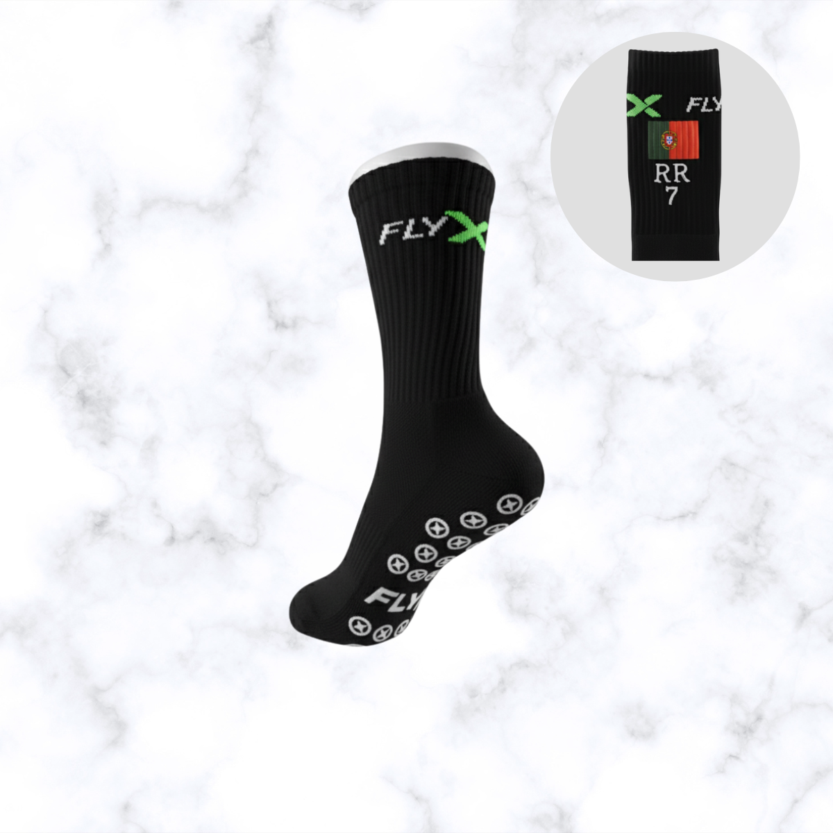 FLYX Grip - Chausettes anti-dérapantes personnalisées